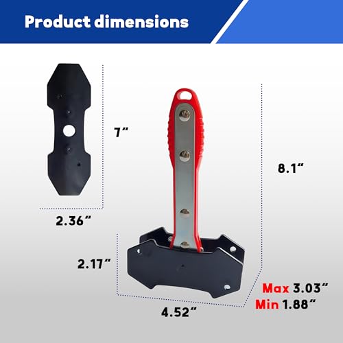 Brake Caliper Compression Tool,Brake Caliper Pres, Brake Caliper Tool,Brake Caliper Piston, Brake Caliper Press Ratchet with 2 Extra pcs Steel Plates Compressor Tool for Cars, SUV, and Light Trucks ﻿