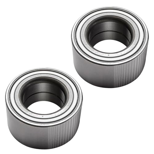 Detroit Axle - 2 Front Wheel Bearings for Hyundai Elantra Accent Tiburon Kia Rio Rio5 Pair Wheel Press Bearings Assembly Replacement - style: 510055 x2/Pair