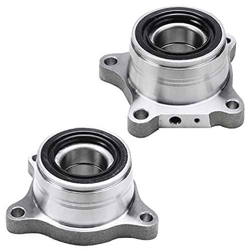 Detroit Axle - 2 Rear Wheel Bearing Hubs for Toyota 4Runner FJ Cruiser Lexus GX460 GX470 [4-Wheel ABS], Wheel Bearing and Hubs Assembly Set Pair Hubs Replacement - style: 512227_512228/Pair
