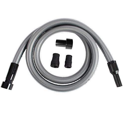 Cen-Tec Systems 94148 Premium 10 Ft. Shop Vacuum Hose with Power Tool Adapter Set Silver - size: 10 Ft. Hose