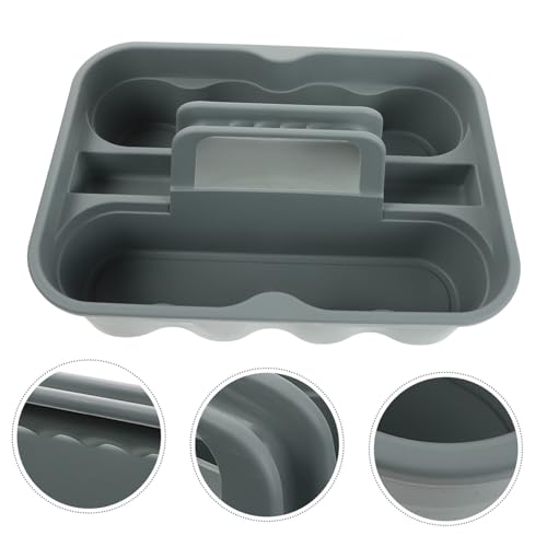 Cleaning Basket Handle Plastic Tool Tote for Car Wash Auto Detailing Supplies Portable Storage Organizer