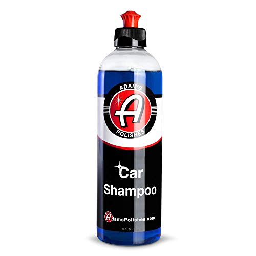 Adam's Car Shampoo (16oz) - pH Best Biodegradable Car Wash Soap for Foam Cannon, Spray Gun or Bucket - High Foam, Scratch-Free Auto Detailing for Cars, Trucks, RVs & Motorcycles - size: 16 fl. oz