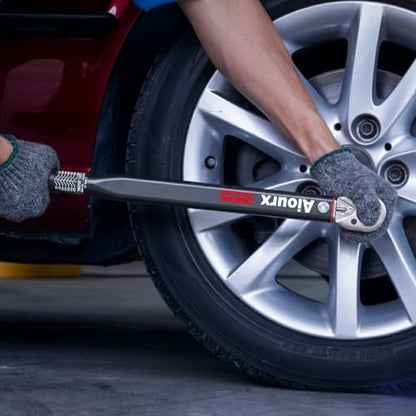 3/4" Drive Click Torque Wrench, 72 Tooth Dual-Direction Adjustable, Dual Scale, ±3% Accuracy, for Bicycle, Motorcycle, Automotive Repair and Maintenance - size: 3/4"