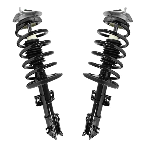 Detroit Axle - 2pc Front Struts for 2003-2014 Volvo XC90 [Excludes Electronic Suspension] Complete Ready Struts w/Coil Spring Assembly 2004 2005 2006 2007 2008 2009 2010 2011 2012 2013 Replacement - size: 11485_11486/Pair