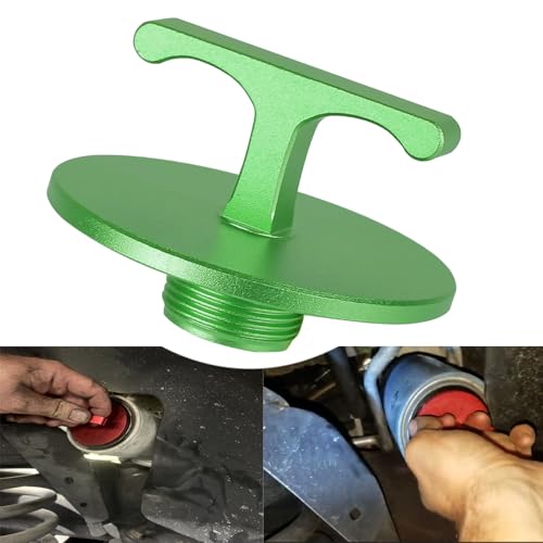 Aluminum Alloy Oil Filter Plug Tool， for Dodge Ram 2500, 3500, 4500, 5500， 5.7L 5.9L 6.4L 6.7L Cummins Turbo Diesel MO285 05083285AA Oil Filter Cap Plug Tool-Ram Accessorice - color: Green
