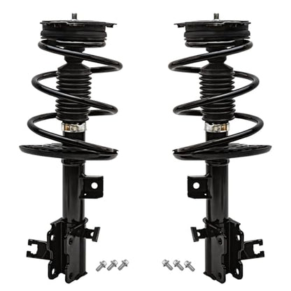 Detroit Axle - 4pc Front Struts Sway Bars Kit for 2013-2018 Nissan Altima, 2 Struts w/Coil Spring Assembly 2 Sway Bar End Links 2014 2015 2016 2017 Replacement Suspension Ready Struts Shocks Assembly - size: 4QS47432/ sway kit
