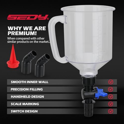 18-Piece Engine Oil Funnel Kit, 1.59QT/1.5L Automotive Oil Funnel Set with 12 Adapters, Elbow Fitting, Arrow Screen and Magnetic Storage Hooks Tray, Compatible with GM, Ford, BMW, Audi, Land Rover Etc - size: 18 PCS - Elite Oil Kit with Magnetic Tray