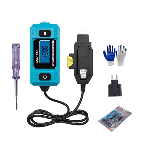 Automotive Circuit Fault Probe Tester, Portable High-Precision Car Fuse Tester, Car Circuit Probe Testers, 20A 48V Wire Tracer with LED Display and Lighting,Automotive Open & Short Finder (1set)