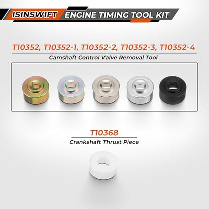 Camshaft Crankshaft Engine Timing Tool Kit FIT for Audi VW 2006-2018 VAG EA888 1.8 2.0 TSI TFSI OE# T10355 T10060A T10352 T10368 T40011 T40196 T40267 with Case