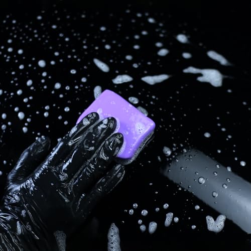 3-Pack Car Detailing Clay Bar Set – White, Purple & Gray – Fine to Medium-Coarse Grades for Paint, Glass & Chrome – Reusable, Safe for Wax, Coating & PPF Prep