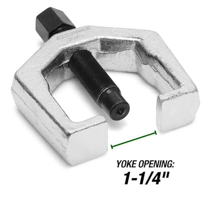 OEMTOOLS Pitman Arm Puller, Heavy Duty Drop Forged Pitman Arm Removal Tool | 1-5/16 in Opening, 2-1/2 in Depth, for Domestic Cars and Light Trucks, Heat-Treated Screw - style: Pitman Arm Puller Only