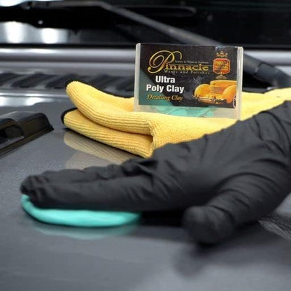 Pinnacle Natural Brilliance Ultra Fine Poly Detailing Clay Bar | Gentle Paint Decontamination | Slick, Reflective Finish | 2-Pack | 4oz Bars | Elastic & Ultra-Fine Formula | PIN-510-2