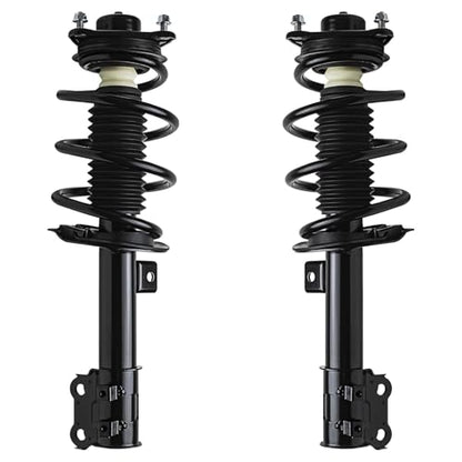 Detroit Axle - Front Steering Knuckles & Wheel Hub Bearings Struts with Coil Springs Rear Shock Absorbers Replacement for 2011 Hyundai Sonata 2.4L - size: 6AQU47826/ strut shock sway kit