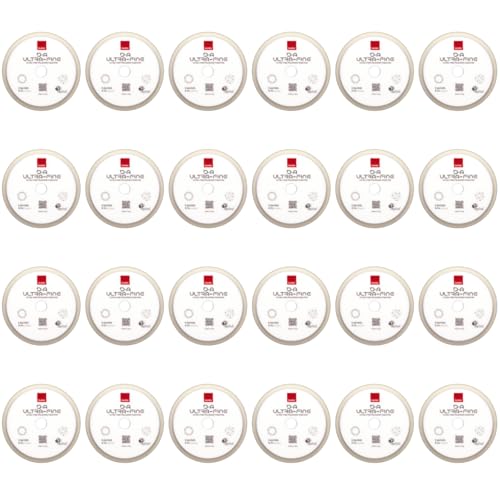 RUPES 9.DA150S Pack of 24 White D-A Ultra-Fine Polishing Foam Pads 150mm | Ideal for Paint Correction & Gloss Enhancement | Extremely Fine Defect Removal | Compatible with 5" Backing Plate - size: 2 inches, style: Pack of 24