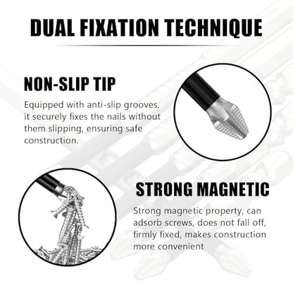 High-Magnetic Screwdriver Drill Bit Set,K5 Impact Resistant Non Slip Bit, Strong Magnetic Durability Screwdriver Drill Bit Set,6Pcs/Set - 25/50/65/70/90/150mm (2Set-12pcs) - color: 2Set-12pcs