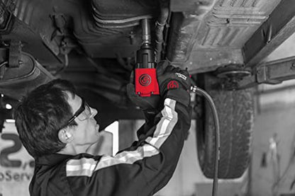 Chicago Pneumatic CP7741 Air Impact Wrench (1/2 Inch), Air Impact Gun Industrial Repair & Assembly Tool, Pistol Handle, Twin Hammer, Max Torque Output 715 ft. lbf/970 Nm, 10000 RPM - size: Strandard