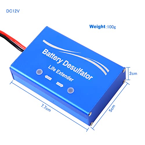 12 Volts Lead Acid Battery Maintainer & Desulfator Battery Life Extender Desulfator