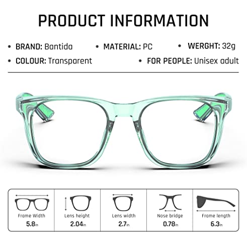 Safety Glasses Anti-Fog Goggles Protective Eyewear Anti Blue Light Protection Glasses For Women And Men - color: Green