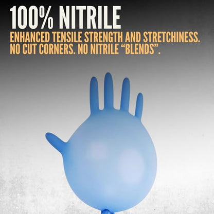 Cestus 5 Mil Nitrile Gloves Disposable Latex Free, Chemical Resistant, Mechanic, Food Prep, Tattoo, Cleaning, Bulk - size: Medium, style: Case of 1000