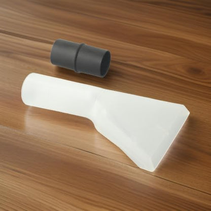 Soft-Rubber Edge Upholstery Vacuum Nozzle Head 32-35mm (1.26"-1.38") – Wide Spray Extractor for Carpet, Car Detailing & Furniture Deep Cleaning