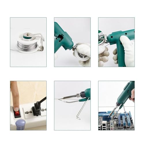 Portable Soldering Iron for Jewellery | Automatic Soldering Kit 80 W, Household Soldering Iron | for Beginners, Professionals, Hobbyists, Home, Studio, Garage, Workshop, Craft Room, Smartphone,