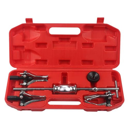 3 Jaw Gear Bearing Slide Puller Set Pulling Out Gears Bearings Tool Set Universal Internal External Gear Pulley Puller Metal Material Portable