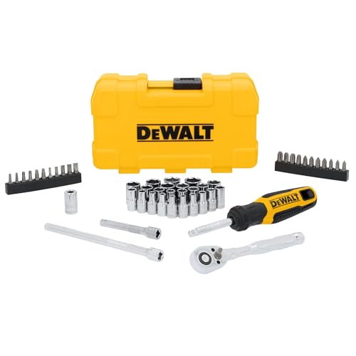 DEWALT 1/4" Drive 50 Pc Mechanics Tool Set (DWMT45422) - style: NEW 1/4" 50 Piece Set