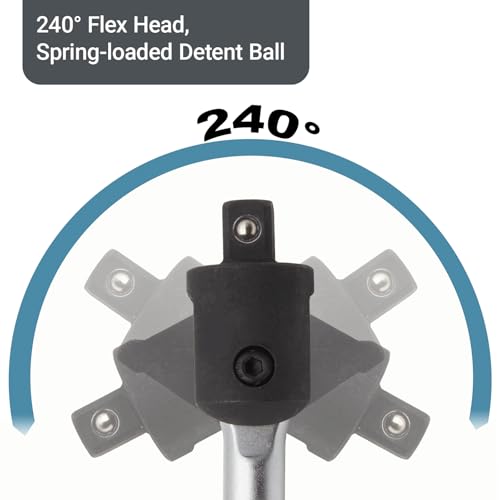 1/2" Breaker Bar,1/2 Inch Drive Breaker Bar,20" Lug Nut Breaker Bars Extension,Cr-Mo Head - size: 20 inch