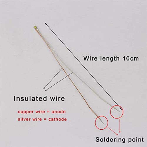 25pcs Pre-soldered Micro Litz Wired Leads White SMD Led 0603 + Muti-Resistor New - color: (1)Pure White, size: 25pcs