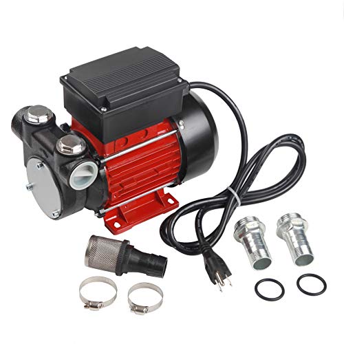 Trupow 110V AC 15GPM Electric Self-priming Diesel Kerosene Oil Fuel Transfer Extractor Pump - style: 15GPM