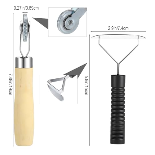 8Pcs Tire Repair Patch Tools Tire Buffing Wheels, 25/42/55mm Tungsten Steel Buffing Wheel Tires Patch Roller Scraping Cutter Kit for Car Truck Tube Bike Tires Grinding Polishing Accessories