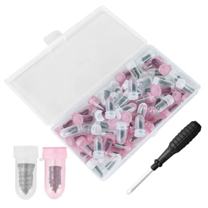 Tire Plugs Nails Screw in Tire Repair Screws Kit with Screwdriver 2 Size - size: 2 Size 60 Count