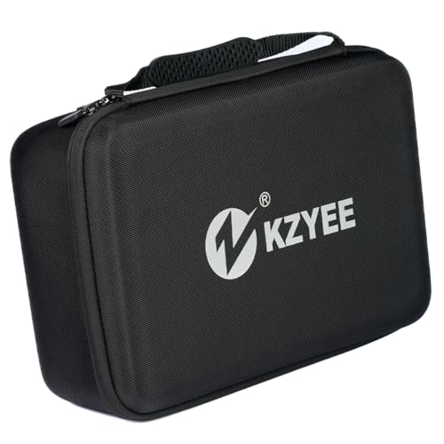 KZYEE Timing Light Protective Case for KT60 / KT80 – EVA Hard Storage Case Designed for Automotive Ignition Timing Lights (13.4" × 8.3" × 4.9") - color: Case for KT60 Black