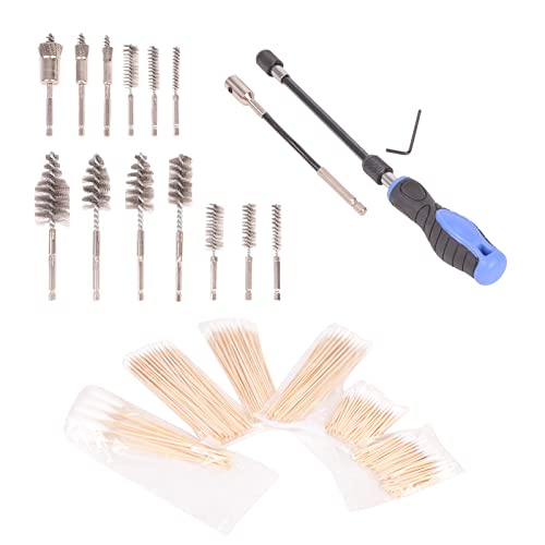Professional Diesel Injector Seat Brush Master Cleaning Kit, Cylinder Heads Stainless Steel