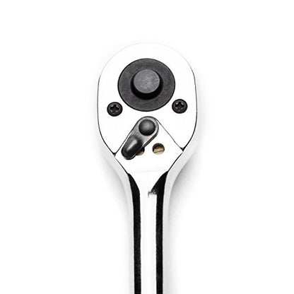 MAXPOWER 11-Piece 3/8" Ratcheting Socket Wrench Set Quick Release Reversible Ratchet Handle and Swappable Spanners Imperial Inch Sockets with Hanging Rack - color: Sae 3/8" Drive