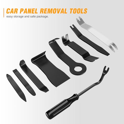 GOOACC 9PCS Auto Trim Removal Tool Kit No-Scratch Tool Kit for Car Audio Dash Window Molding Fastener Remover Tool Kit-Blue - color: Blue, size: 9PCS Trim Removal Tool