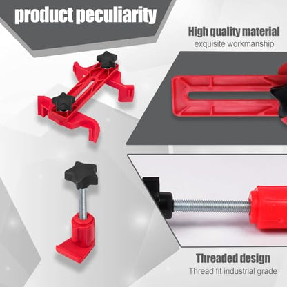 Car Dual Camshaft Clamp, Car Engine Timing Belt Sprocket Gear Locking Tool Kit, Anti-Slip Cam Gear Clamp and Holder Set, Universal Car Accessories Cam Bearing Tool Kit Fit for Most Cars