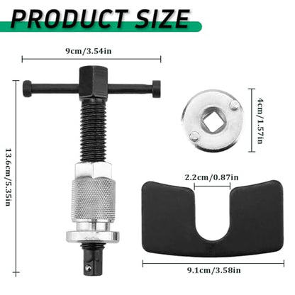 vvag Car Brake Piston Wind Back Tool, 3pcs/Set Brake Caliper Piston Rewind Kits,Car Rear Brake Pad Wind for Replacement of Rear Brake Pad, Universal for RV,SUV,Truck