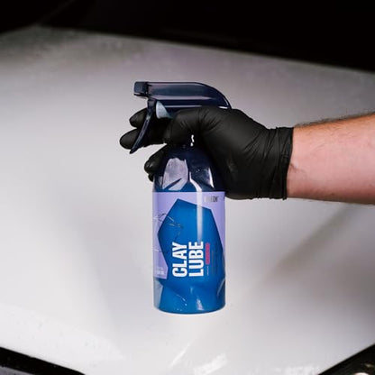 Gyeon ClayLube Ultra Slick Clay Bar Lubricant for Paint Prep Coating 500ml | Ultra-slick clay lubricant gives clay bars, mitts, and discs the glide needed to lift bonded fallout without marring paint.
