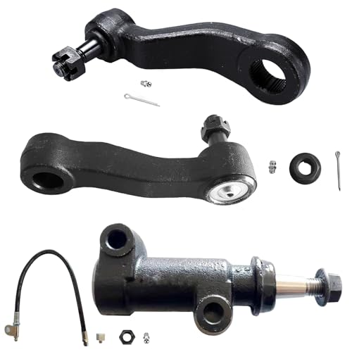 Idler Pitman Arm Kit for Chevy Silverado 1500 2500 3500 Suburban 2500 01-12 | 3PC Front Idler Pitman Arm + Idler Arm Bracket FITS for GMC Sierra 1500 2500 3500 Yukon XL 2500 01-12, for Hummer H2 03-09 - size: K6535 K6654 K6723