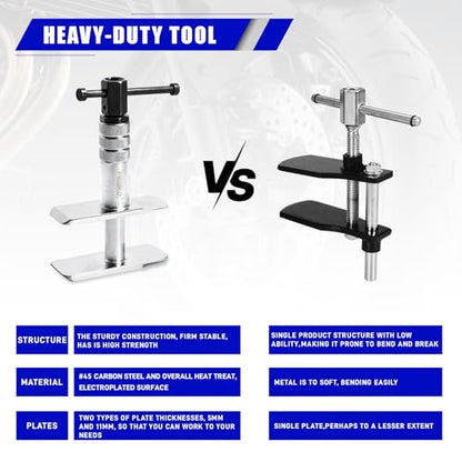 Heavy Duty Motorcycle Brake Caliper Spreader Tool | Brake Caliper Compression Tool, Most Vehicle Brake Discs, Single Speedy Brake Pad