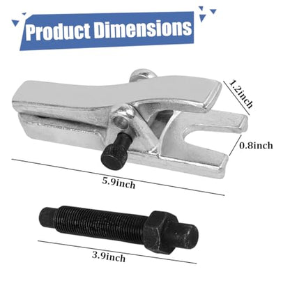 Car Ball Joint Separator, Alloy Steel Ball Joint Puller Remover Tool for Front End Service, Automotive Tie Rod End Extractor Separator Tool, Universal for Most Sedan Truck ATV