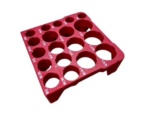 Packout Insert compatible with Milwaukee 1/2" Shockwave 19-Piece Impact Socket Set (49-66-7012)