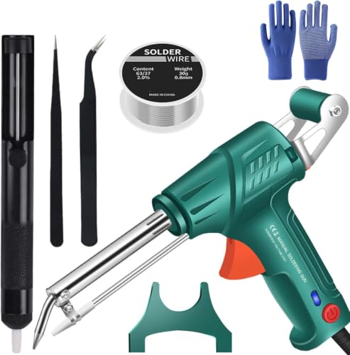 Multi-function Soldering Iron Kit, 300-580°C Adjustable Digital Soldering Gun w/Detachable Stand - color: #C