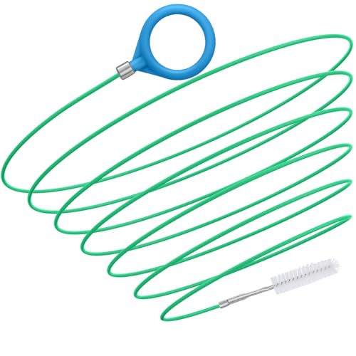 XANGNIER Auto Sunroof Drain Cleaning Tool, 118in Extra Long Flexible Car Sun Roof Drain Cleaner Unclogger for Windshield Wiper & Trunk Drain Holes 1Pcs - color: Green