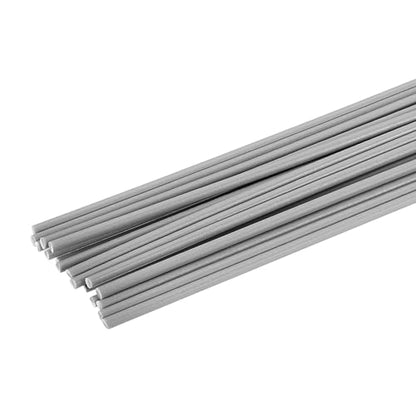 HARFINGTON 2set(10pcs) Plastic Welding Rods 8inch Round TPO Welding Strips Welder Rods for Car Bumper Kayak Daily Repair Plastic Welder Car Bumpers, Gray