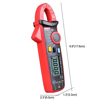 UNI-T AC/DC Clamp Meter UT210D Amp Meter Clamp Multimeter Tester Digital Voltmeter Continuity Tester Capacitor Mini Ammeter HVAC Tool - size: UT210D