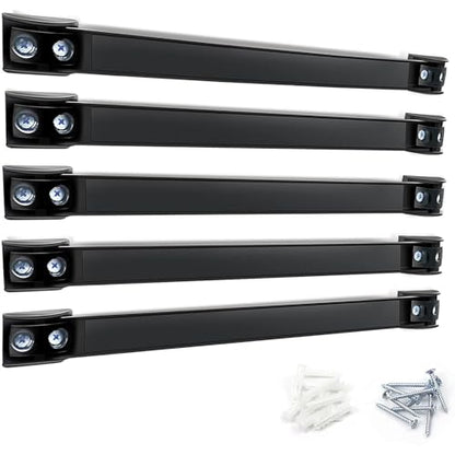 DGSL Magnetic Tool Holder Strip 5 Pack, 12 In Heavy Duty Tool Organizer Magnetic Strip, Tool Magnet Bar For Garage Tool Organization - size: 12 In x 5