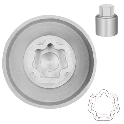 806 Wheel Locking Nut Key for Jeep Renegade Wrangler Cherokee Dodge Journey 2016-2020, 29mm Lock Bolt Inner Dia Anti-Theft Lug Nut Removal Tool - size: 806