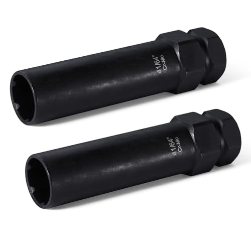 VEXPLO 41/64" 6 Spline Lug Nut Socket, 2 Pcs Wheel Lock Removal Tool | 41/64" 6 spline lug nut socket key (2 Pcs). Reliable wheel lock removal tool for aftermarket spline drive lugs on UTV & ATVs - size: 6 Spline-2 Pack